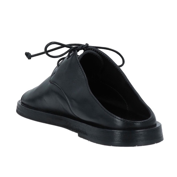 Marsell Sandello Scalzato Lace-Up Sandals in Black Calf Leather Size 38 - Picture 2 of 6